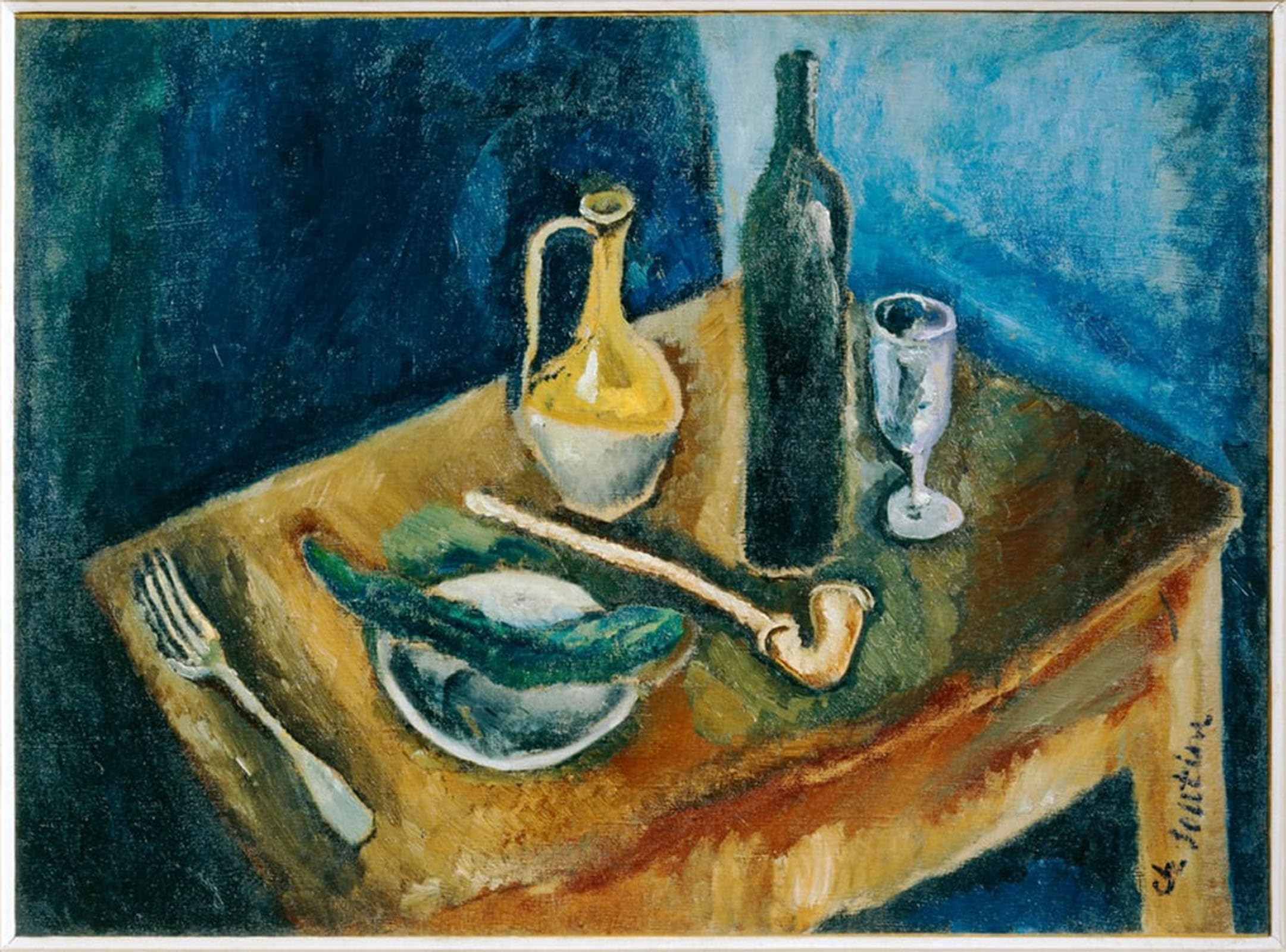 POSTERIIk Vintage Print Pop Art Landscape Artwork Pipe Still Life by Chaim Soutine Art Prints for Office Home Decor 60x90cm