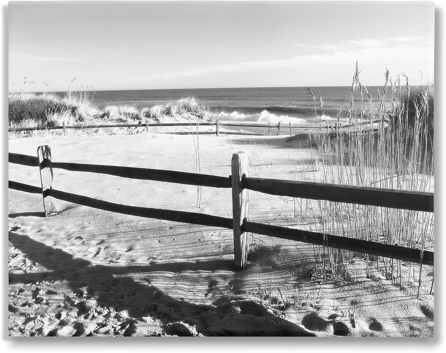 Stupell Industries Sandy Fenced Path Canvas Wall Art by GraffiTee Studios