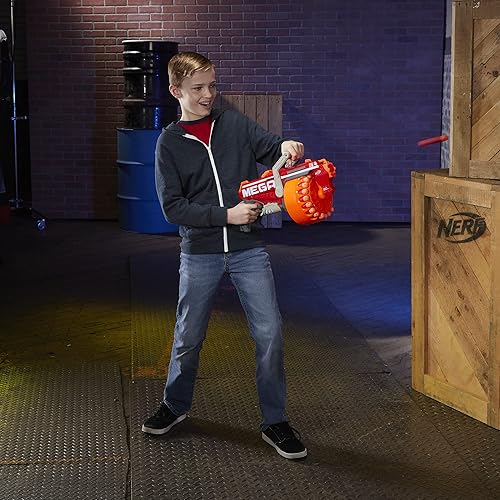 Miniatura 8 de NERF Megalodon N-Strike Mega Blaster de juguete con 20 dardos oficiales Mega Whistler