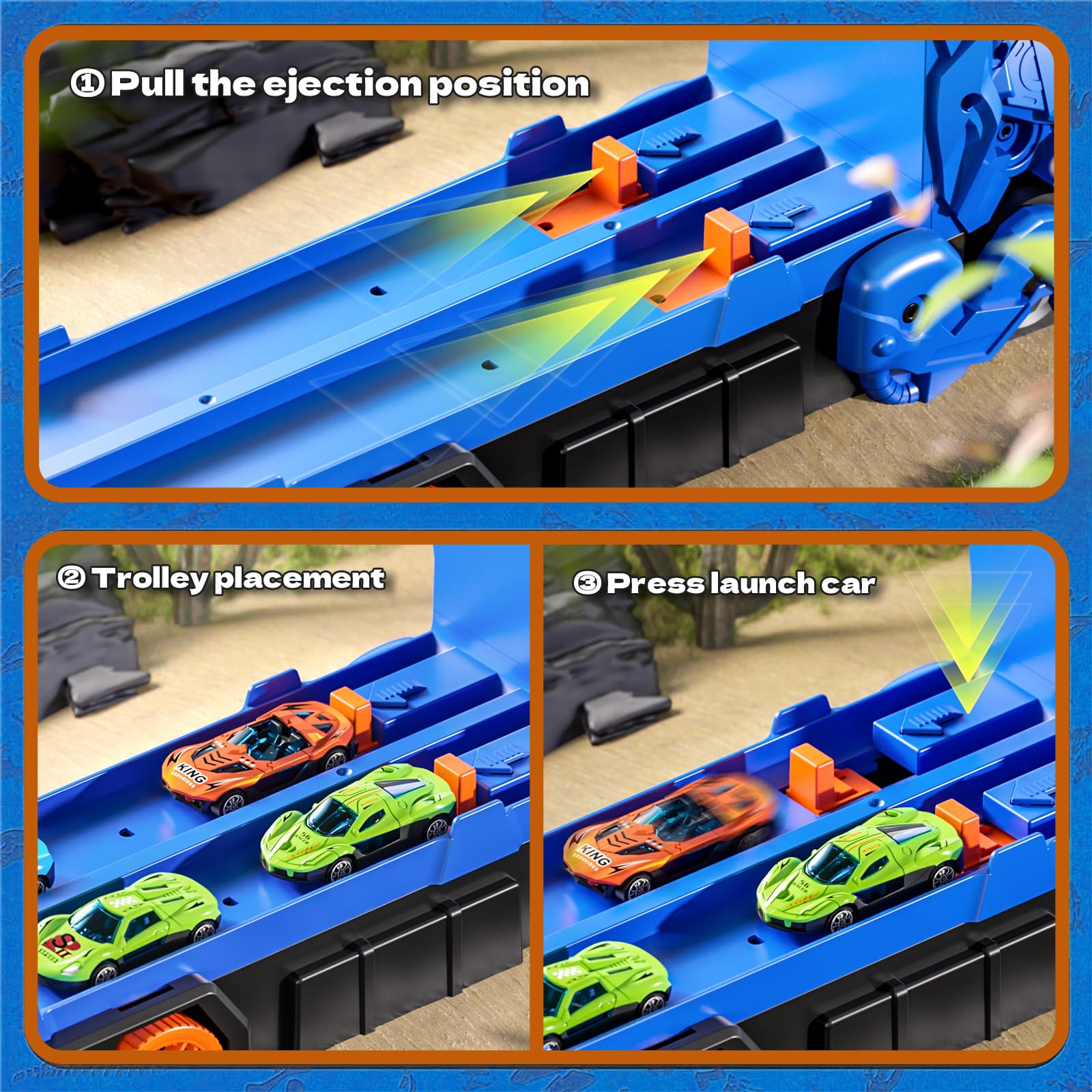 VEEVIFUN Toddler Car Truck Toys Gifts for 3 4 5 Years Old Boys - Image 3