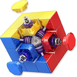 CuberShop Moyu Super RS3M 2022 3x3 MagLev Speed Cube, moyu RS3 M MagLev Professional 3x3 Stickerless Speed Cube, Upgraded Ver. of The Moyu RS3M 2021 & 2020 (Super RS 3M Series MagLev Pro Version)