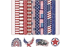 American Flag Tintnut - Patriotic Adhesive Vinyl for DIY Projects & Decorations