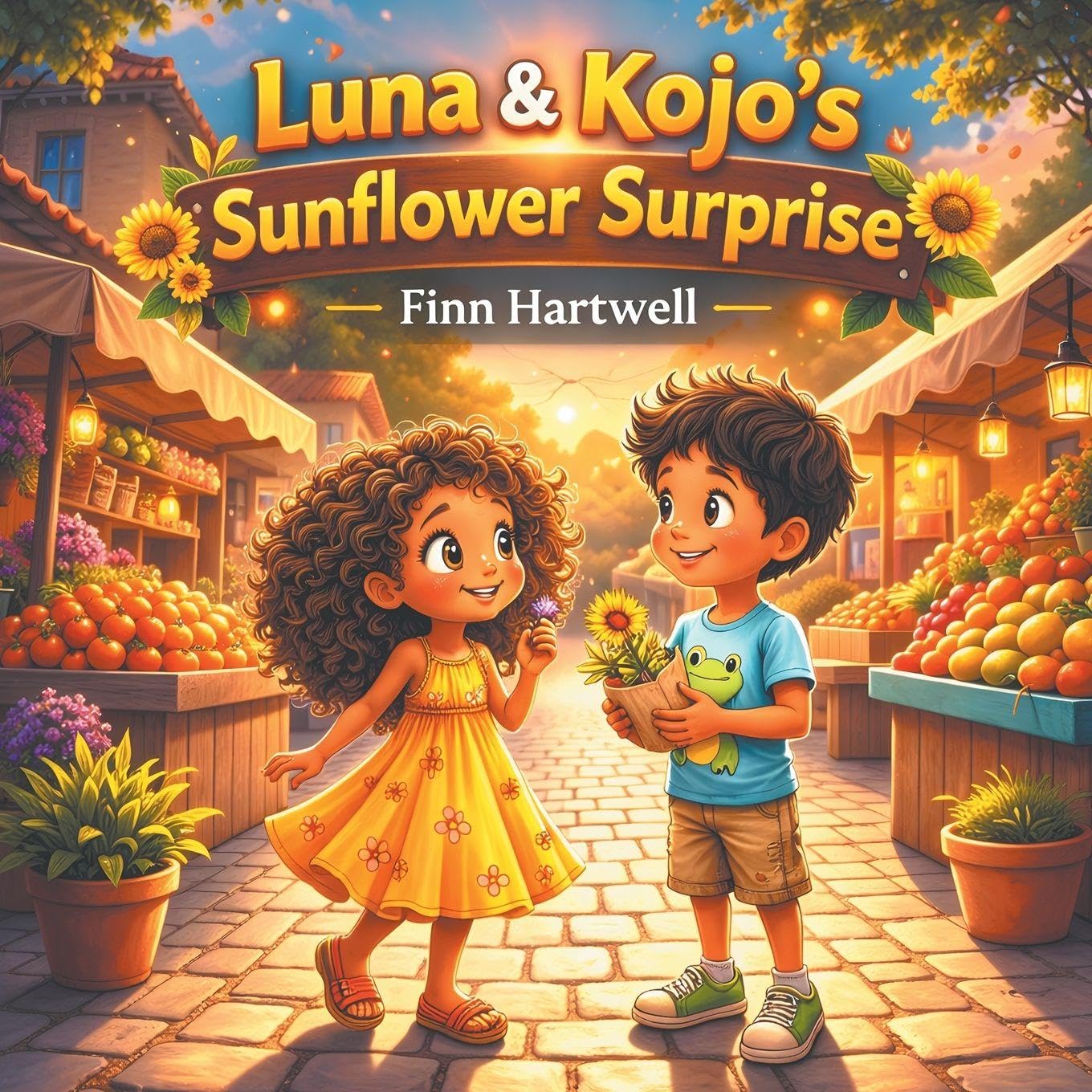 Luna & Kojo's Sunflower Surprise: A Heartwarming Story About Patience, Friendship, and Growing Together for Children Ages 3-5
