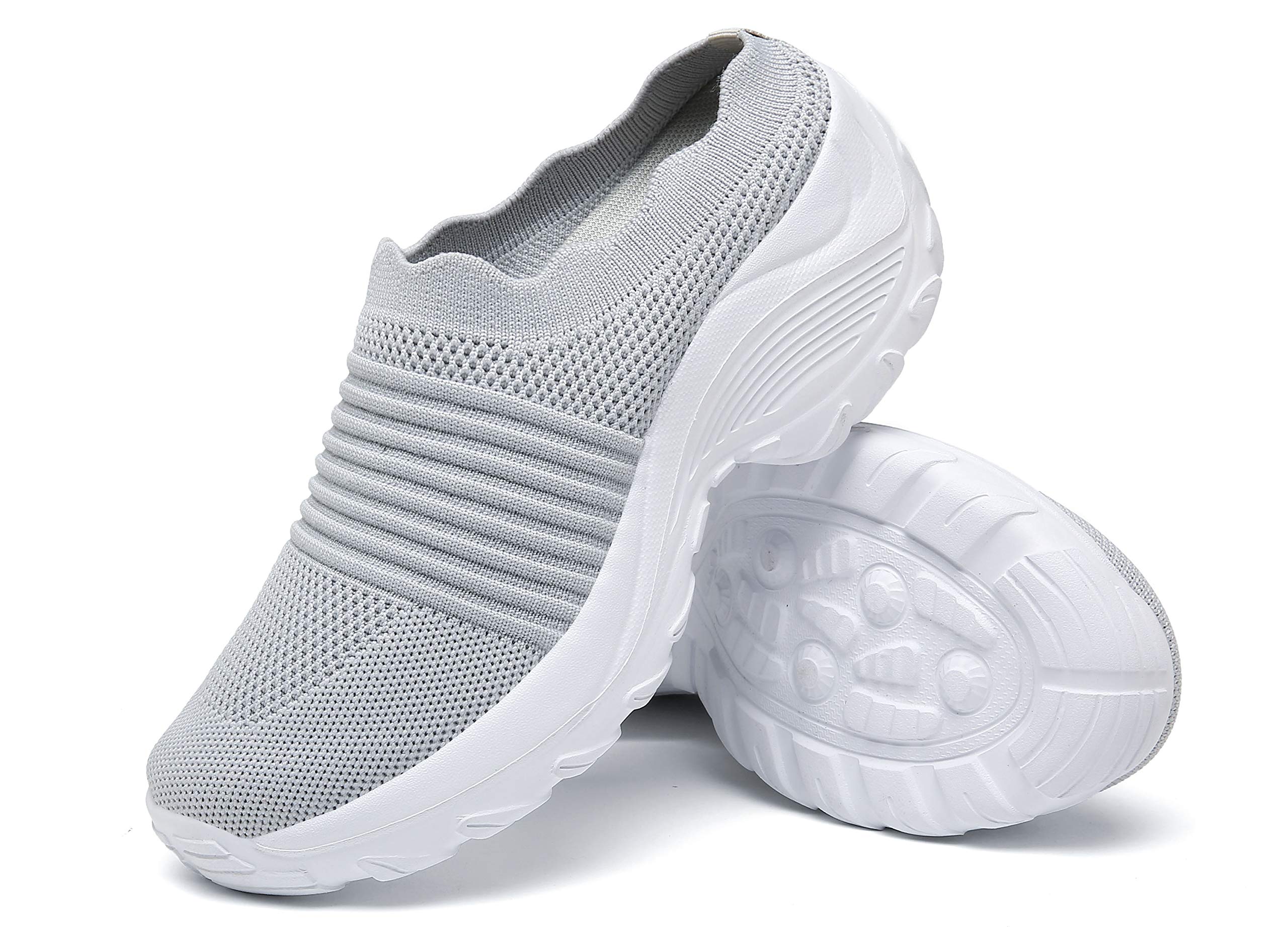 INMINPIN Women's Slip-on Mule Sneakers Lightweight Breathable Casual Shoes Platform Outdoor Clog Slippers