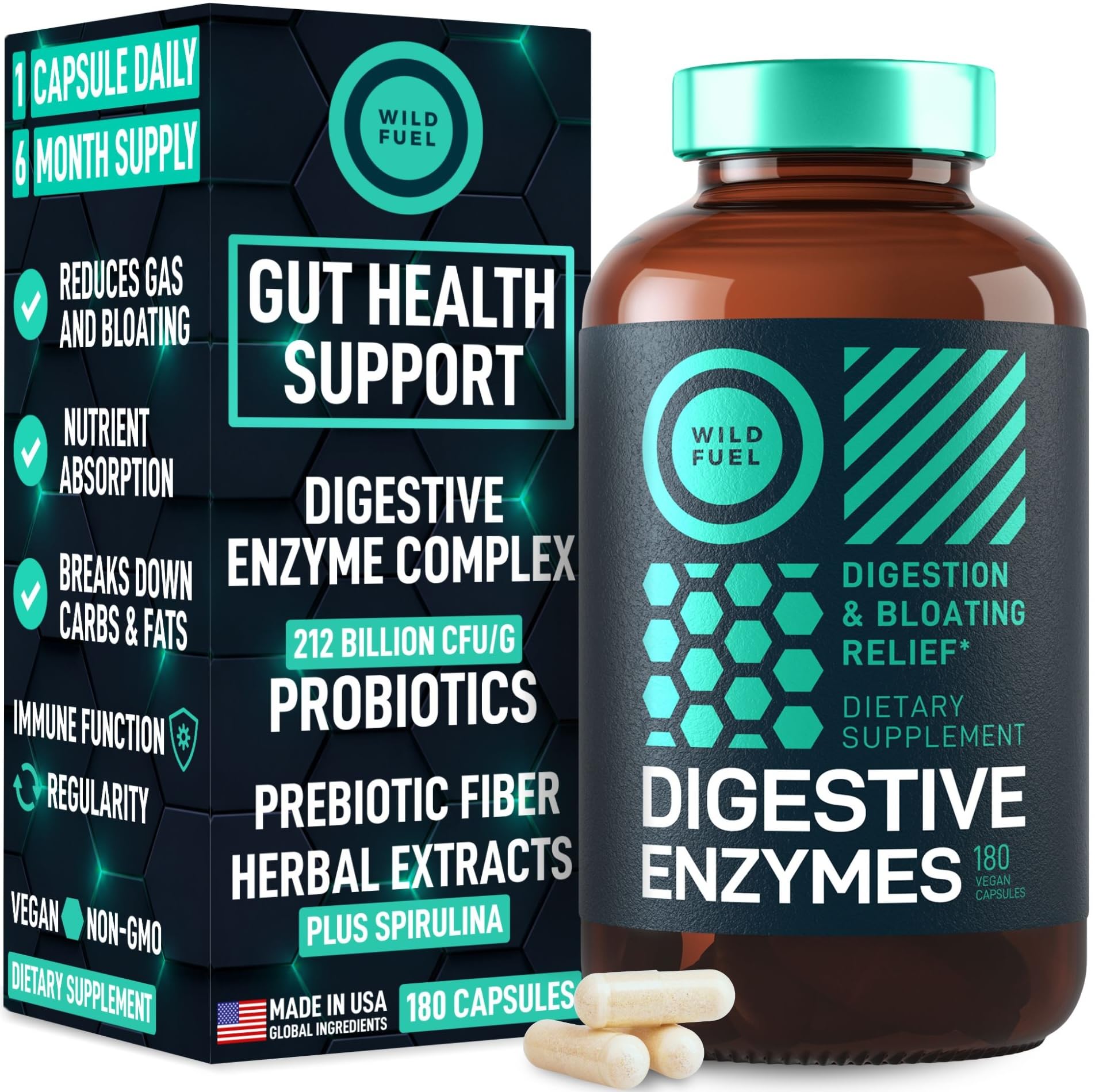 Wild Fuel Complete Digestive Enzymes