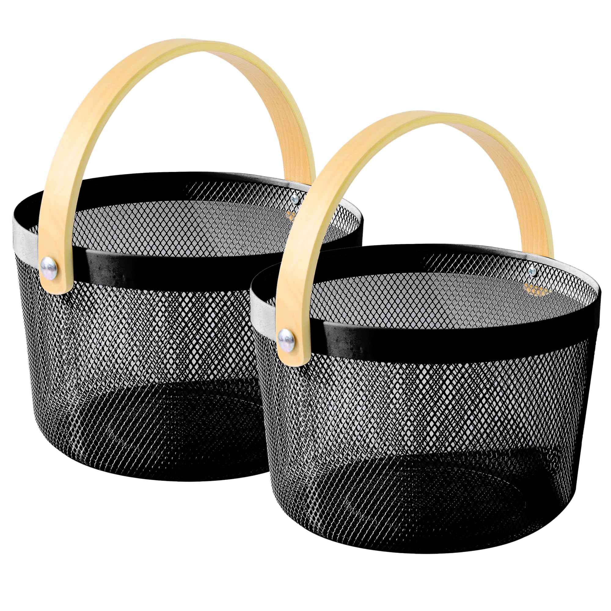 Black Mesh Basket