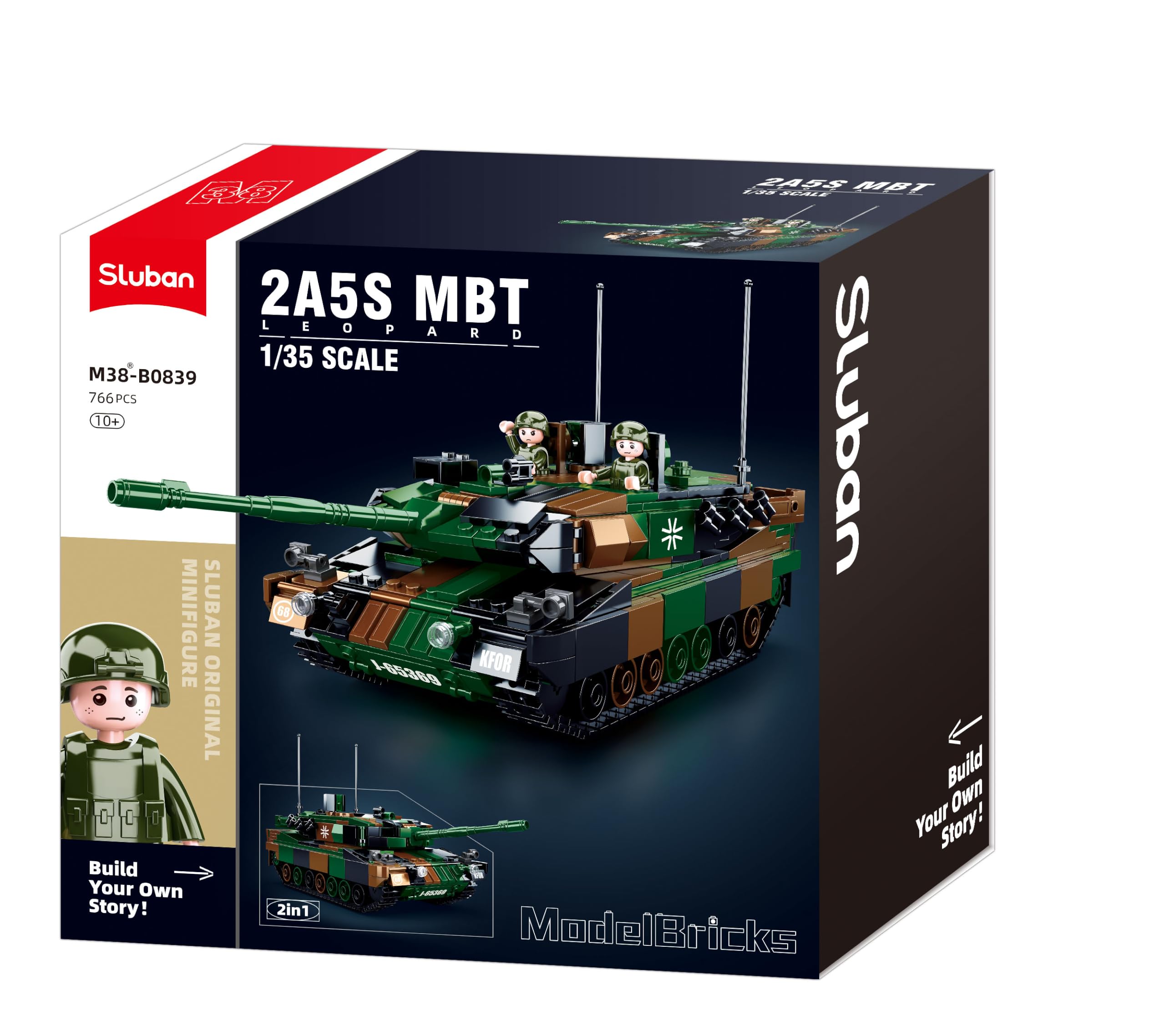 Sluban-Char d'assault Dit Panzer Allemand - Jeu de Construction