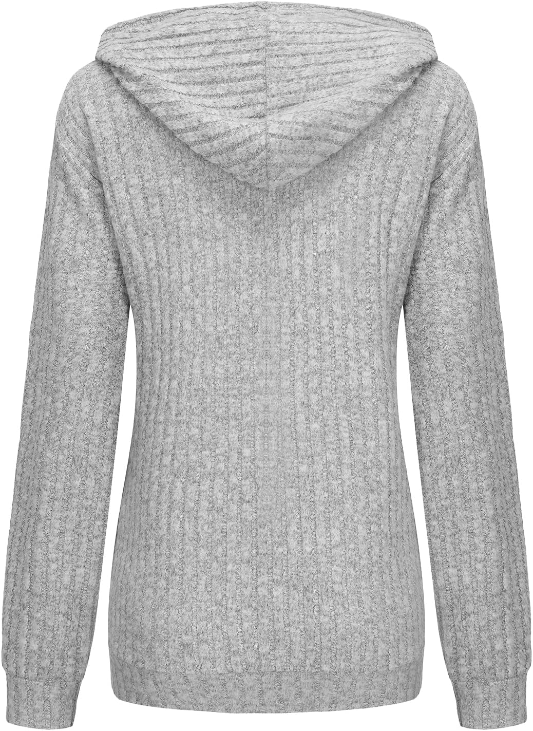 Women’s Casual Hoodies Shirts Long Sleeve Lightweight Fall Pullover Tops Solid Velvet Loose Sweatshirt with Pockets - Image 4