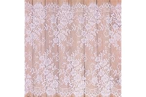 Intricate Eyelash Lace Fabric Enchants with Delicate Beauty