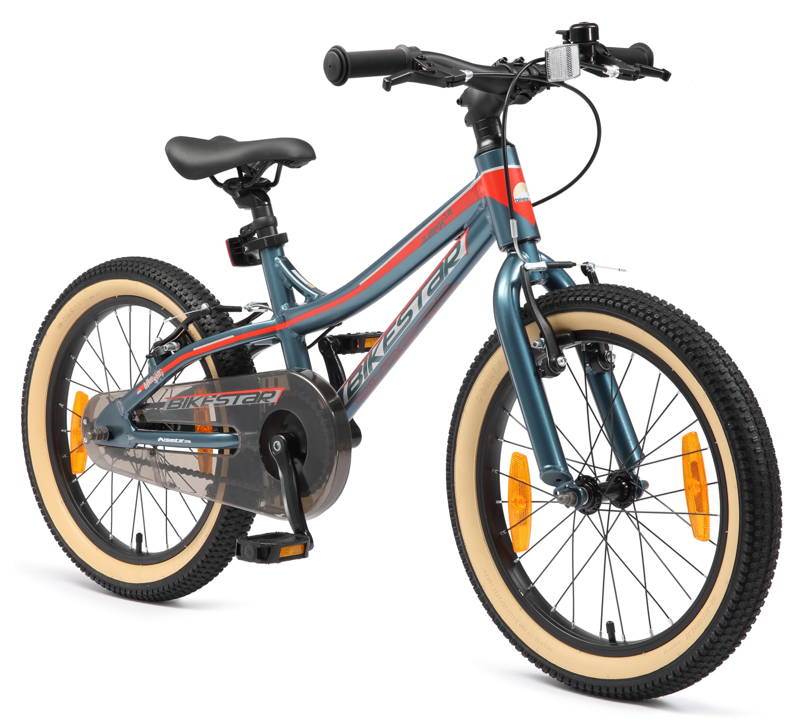 BIKESTAR Vélo Enfant en Aluminium, Garcons et Filles de 5 Ans | Bicyclette de Montagne VTT 18 Pouces avec Freins en V | Vert