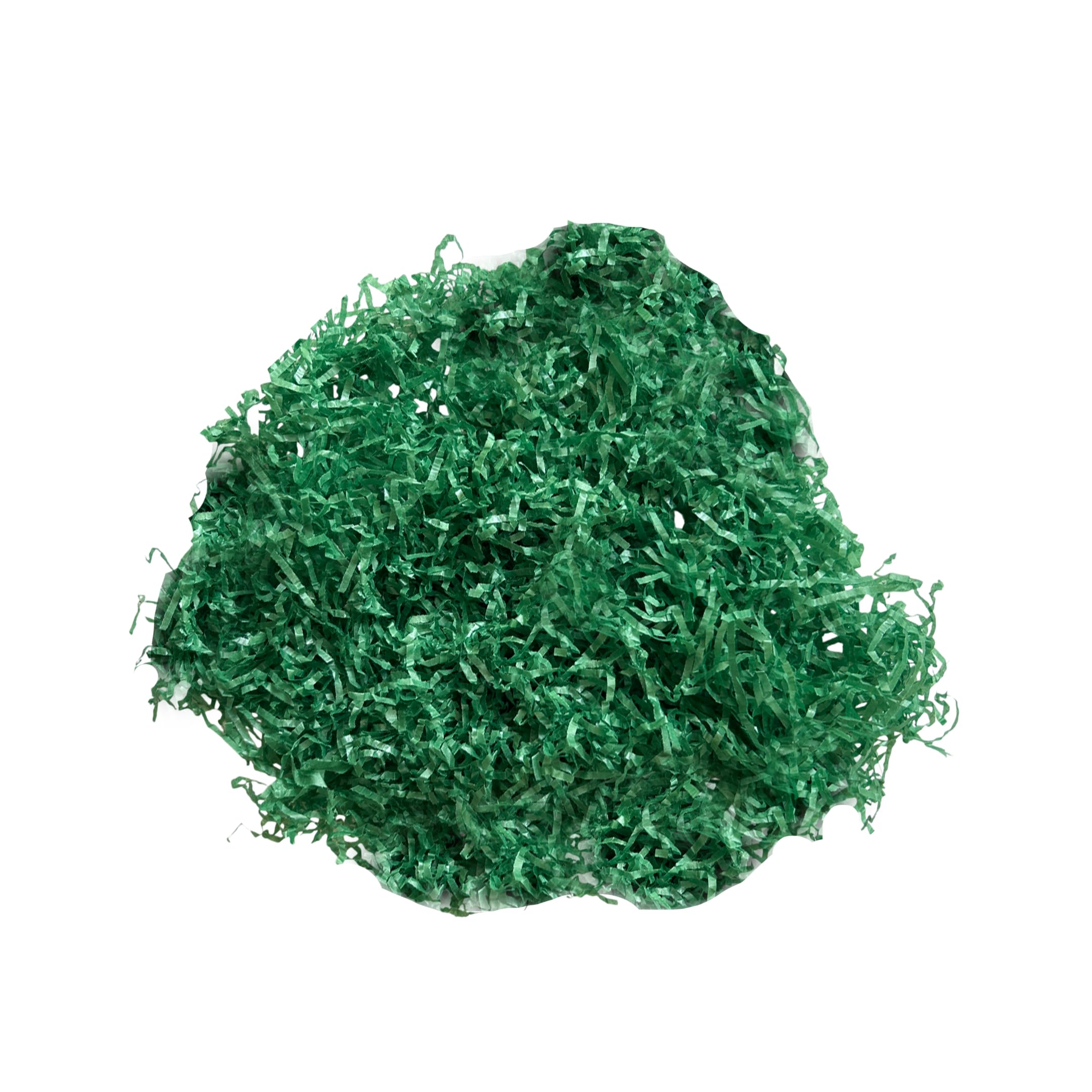 240g Dark Green Shredded Tissue Paper for Hampers, Soft to The Touch, Ideal Hamper Filling, Christmas and Gift Packaging Filler - 12 Packs of 20g