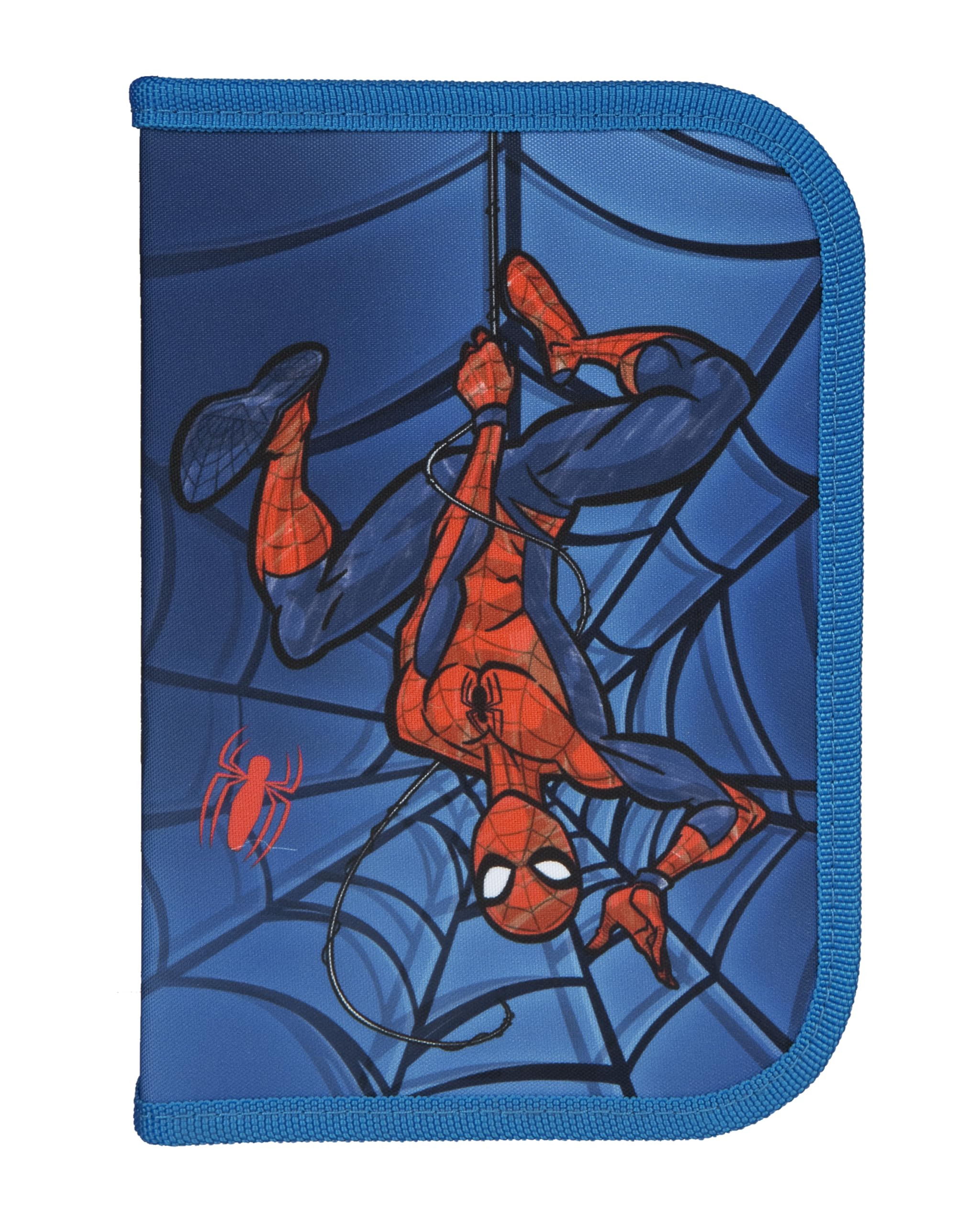 Scooli - Spider Man Filled Pencil Case Pens & Accessories - Ideal for School, Leisure & Travel - Ages 6+ - 20 x 14 x 3 cm