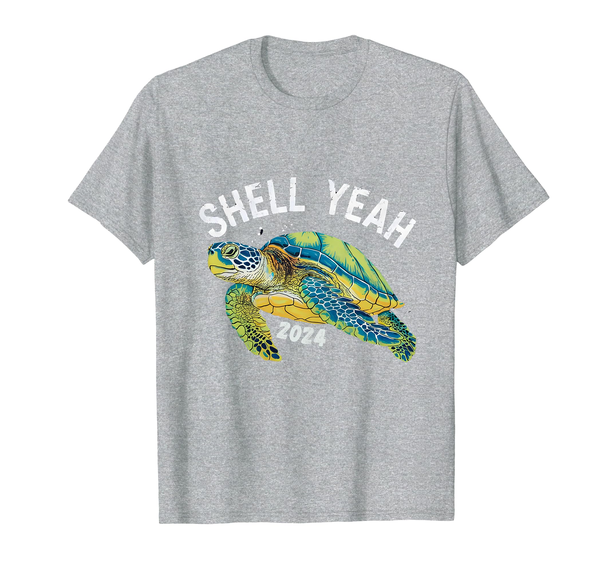 Shell Yeah Turtle Illustration 2024 T-Shirt