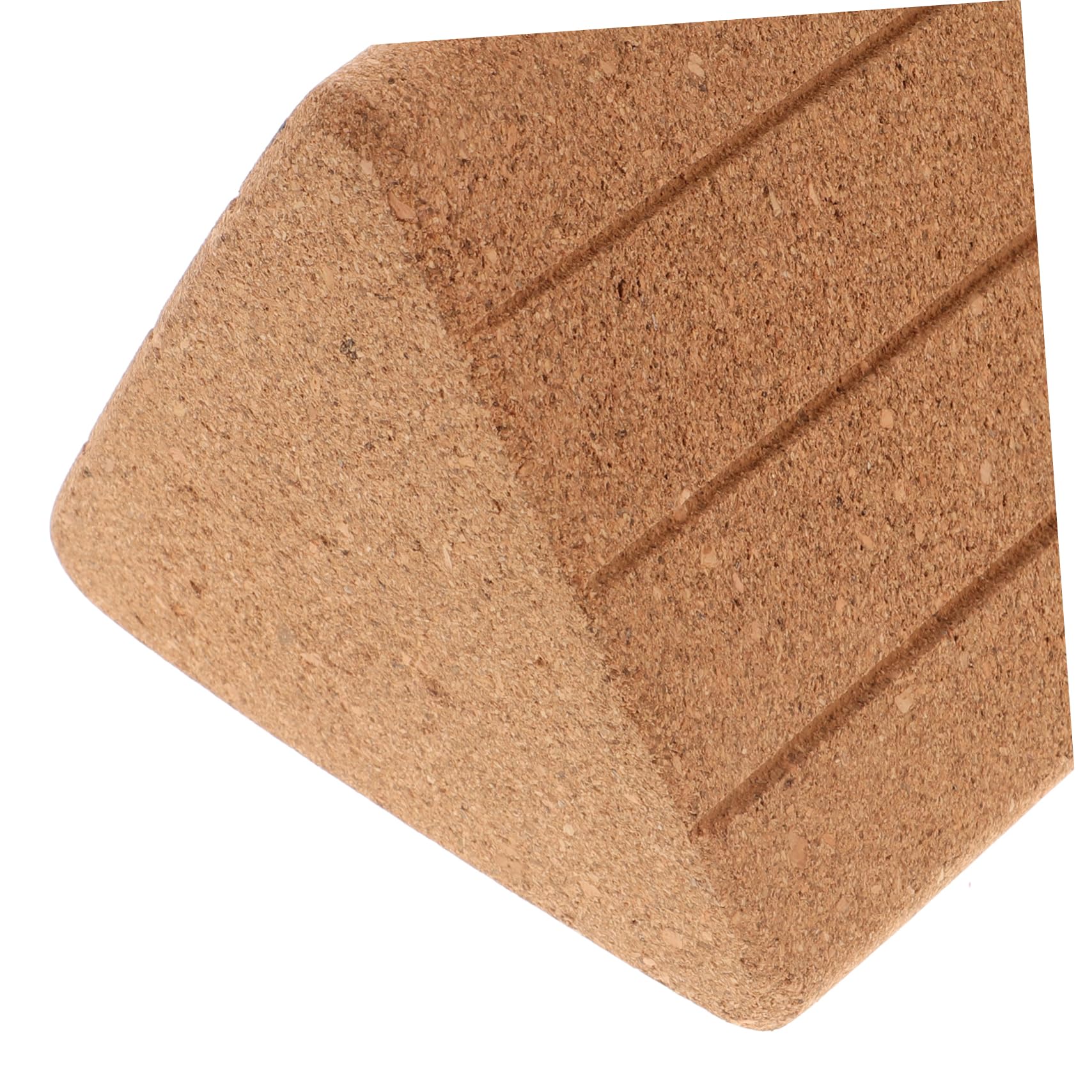 Bloque de Yoga Triangular de Corcho para Niños, Amarillo