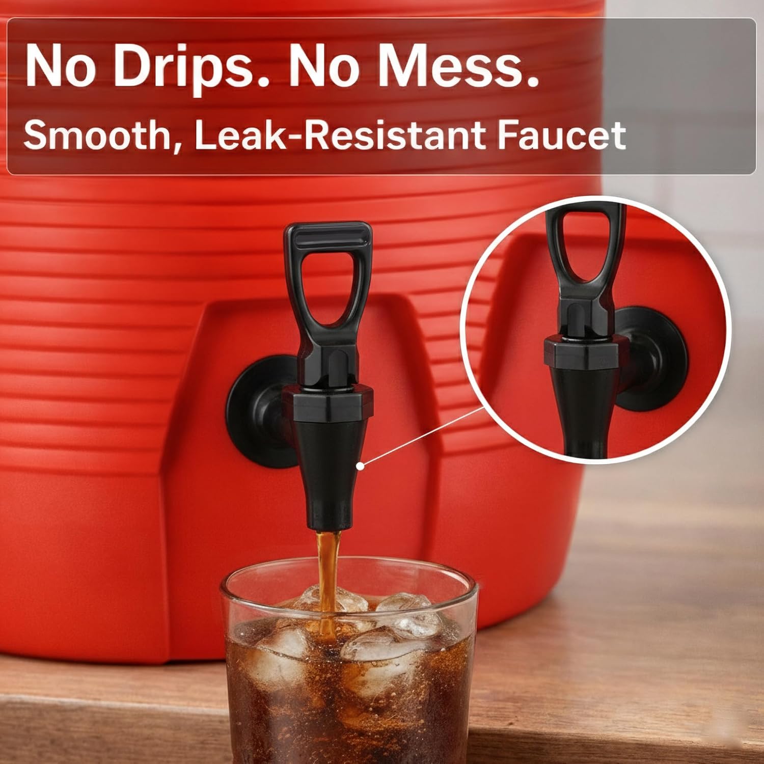 4.5 Gallon Insulated Drink Dispenser with Faucet – Large Capacity Beverage Server for Parties, BBQs, Events & Outdoor Gatherings - Image 4
