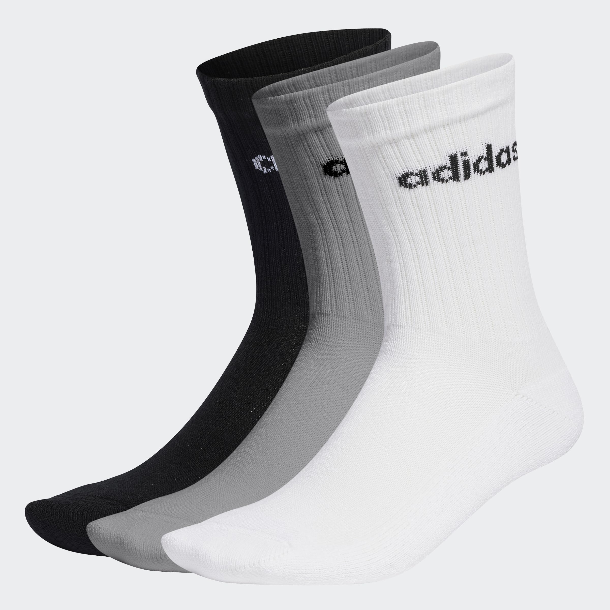 adidas Unisex Calcetines clásicos Linear Cushioned
