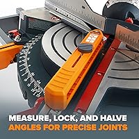 Vista 4 de BORA 530401 MiteriX herramienta duplicadora de ángulo. Duplicador de inglete, herramienta medidora de ángulos que divide a la mitad para que pueda