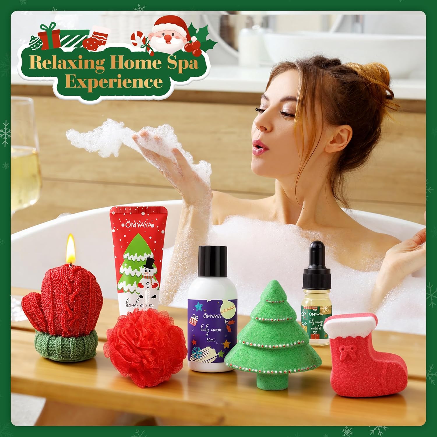 Skincare Advent Calendar 2025 Adult Women -Bath & Body Christmas Bulk Gifts for Mom,Wife,Girlfriend,Coworkers,Beauty Advent Calendar Gifts Basket Set for Christmas Party Favors - Image 5