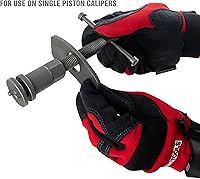 Vista 5 de OEMTOOLS 27113 Juego de pinzas de disco de 18 piezas, para nacionalesimportaciones, incluyendo herramienta de roscado de mano izquierda