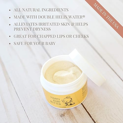 Miniatura 2 de Martine Pure & Simple Mantequilla hidratante para bebés con agua de doble hélice, totalmente natural, hidrata y calma la piel del bebé