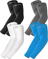 Vista 35 de BHYTAKI Mangas de Protección Solar UV, Mangas de Compresión de Brazo con Enfriamiento UPF 50 para Deportes para Hombre Mujer Adolescente