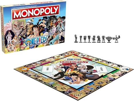 Winning Moves Monopoly One Piece Edizione Italiana Merchandising Ufficiale