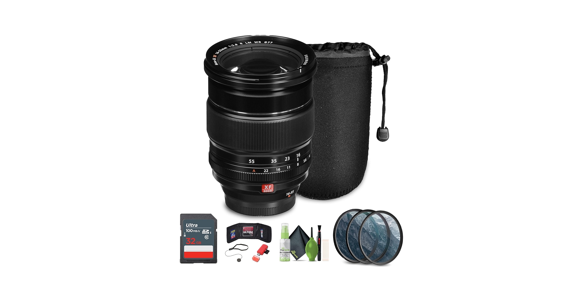Amazon.com : FUJIFILM XF 16-55mm f/2.8 R LM WR Lens Bundle with
