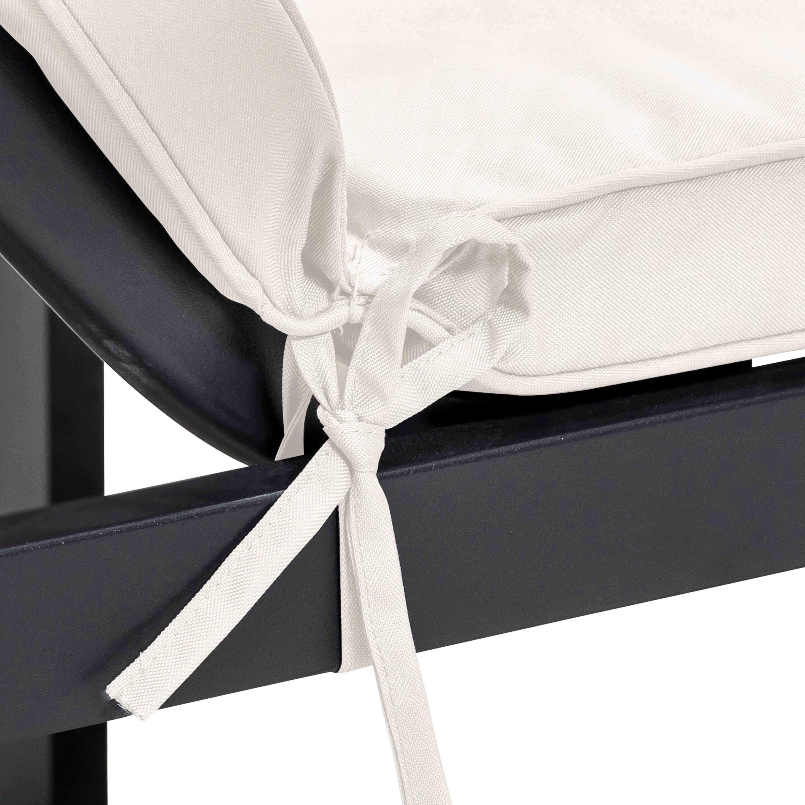 Lot de 2 Coussins Bain de Soleil Polyester écru 186 x 53 x 5 cm