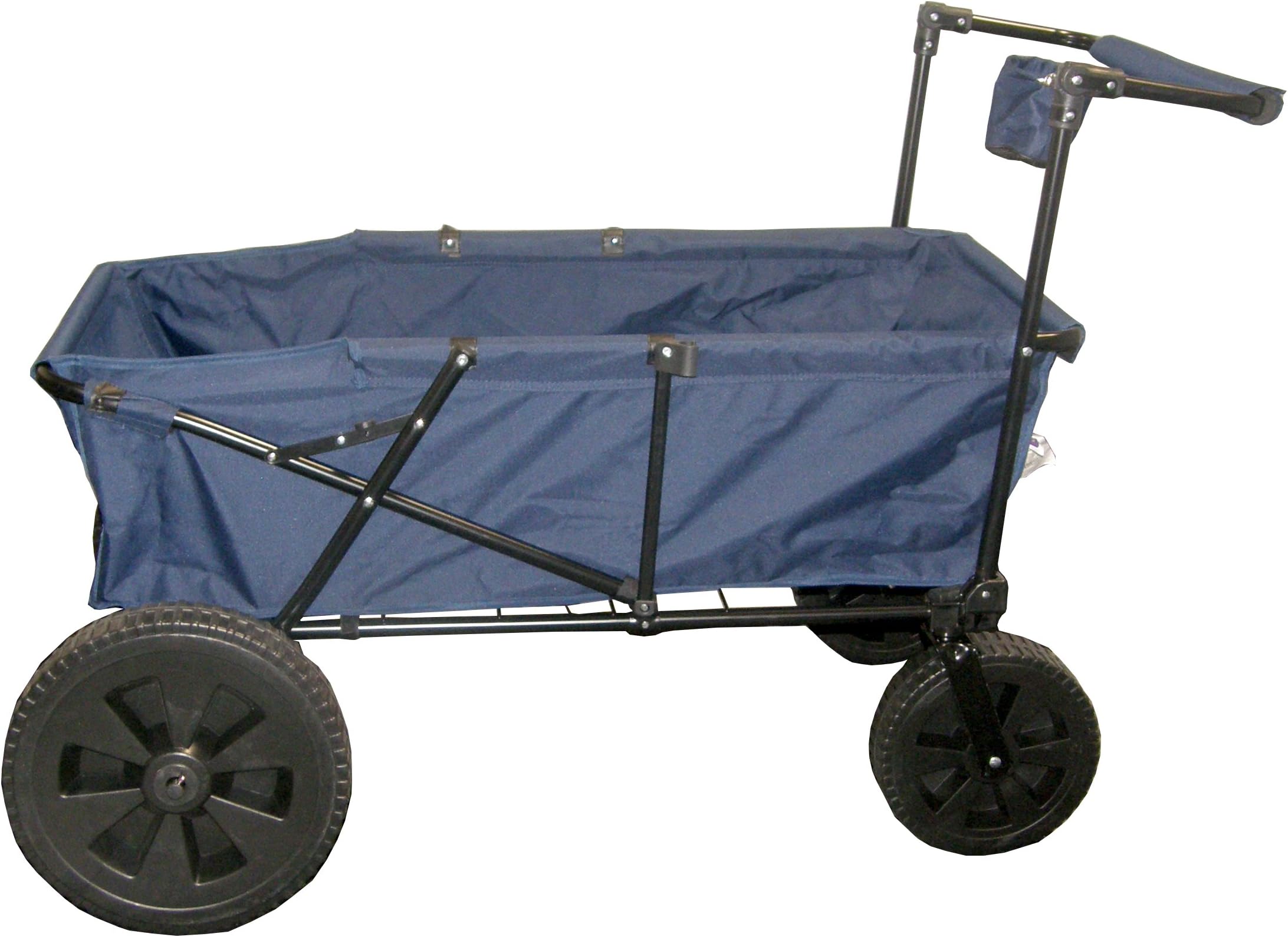 Impact Canopy Maxima Folding Wagon Collapsible Utility Beach Cart Wagon (Blue)