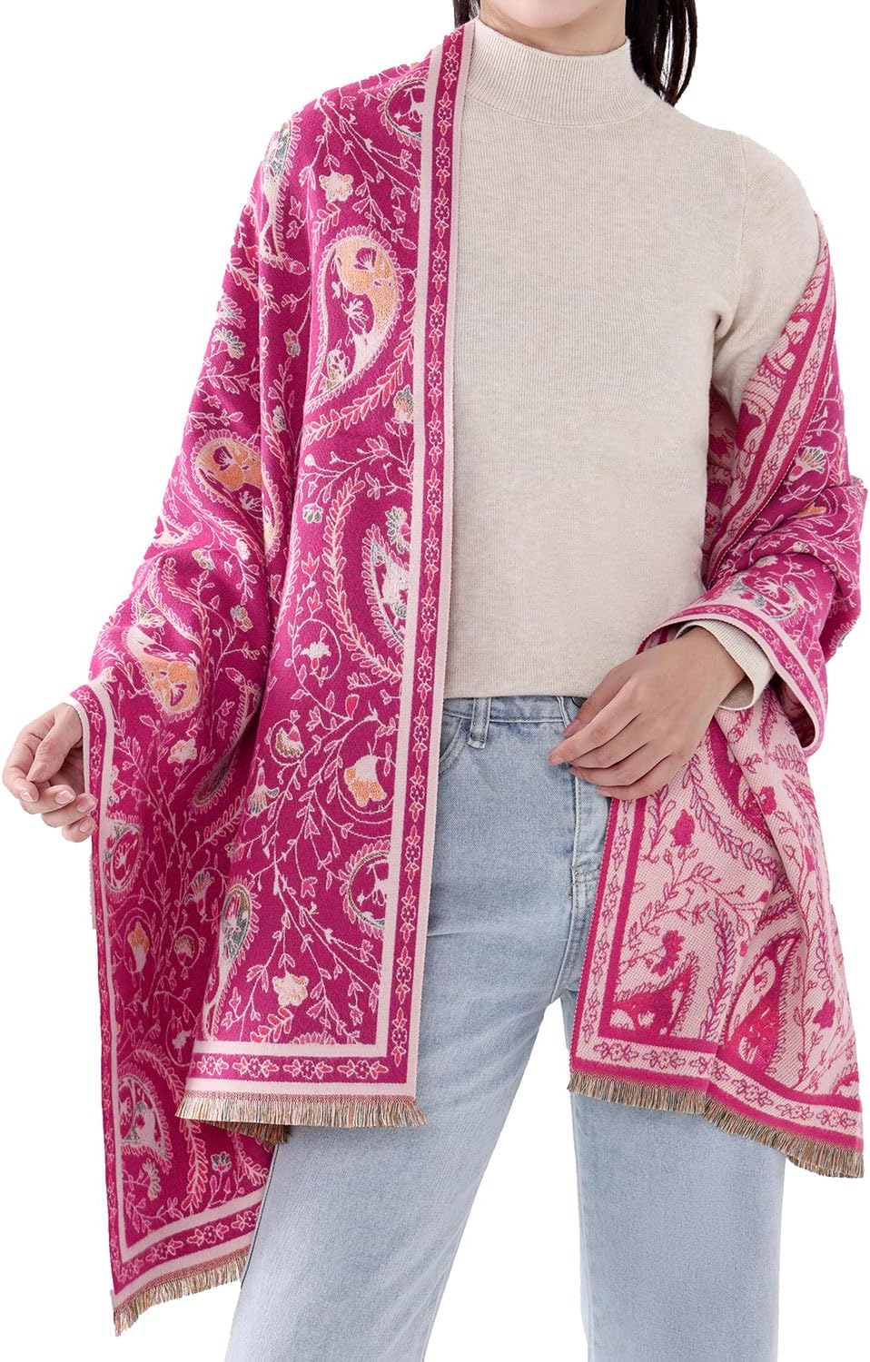 MELIFLUOS DESIGNED IN SPAIN Women's Fashion Scarves Long Shawl Cardigan Wrap Large Warm Long Scarves