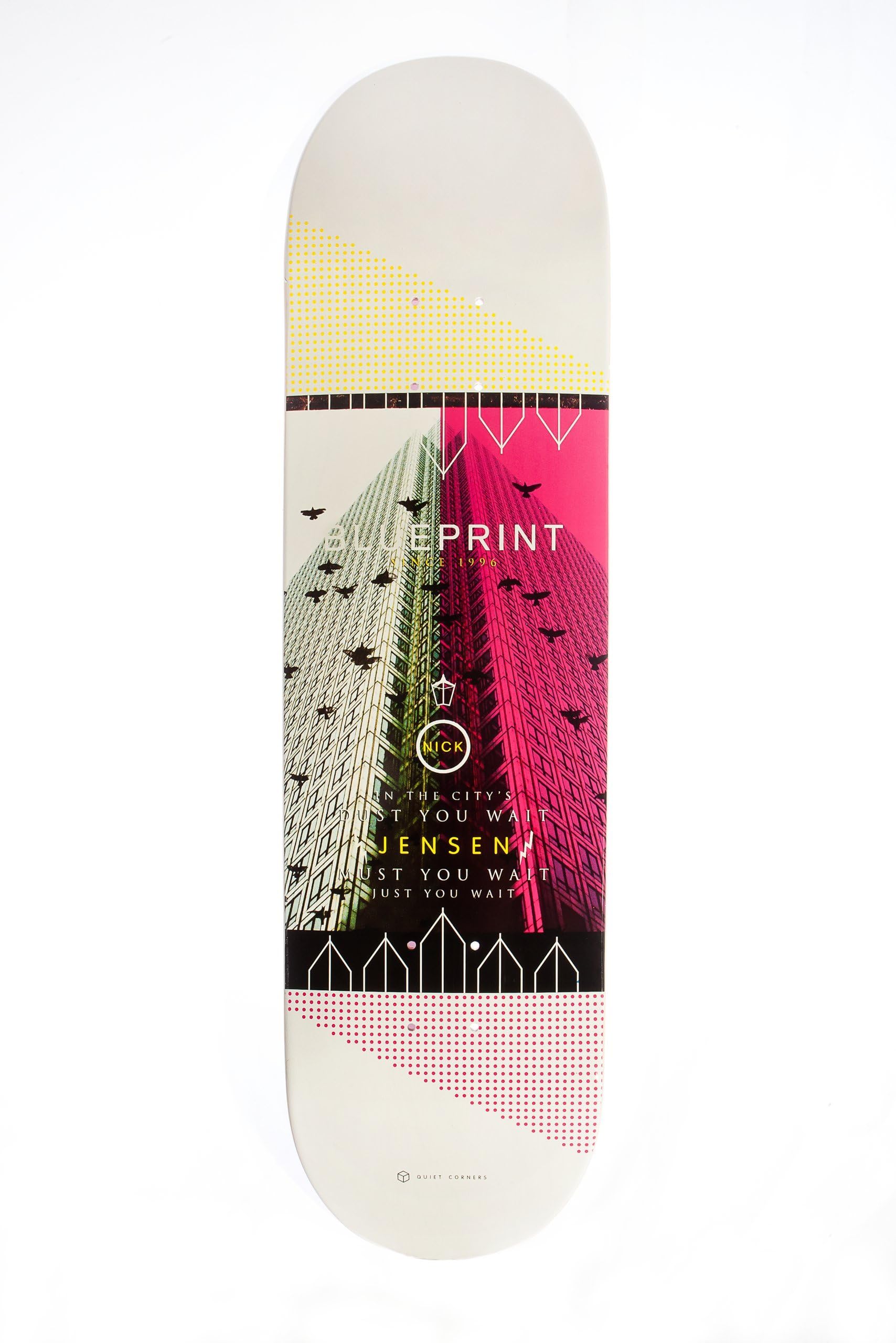 Blueprint Skateboards Quiet Corner Jensen Deck (8.5-Inch)