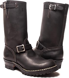 11" Black Leather Boss Boots 7700100