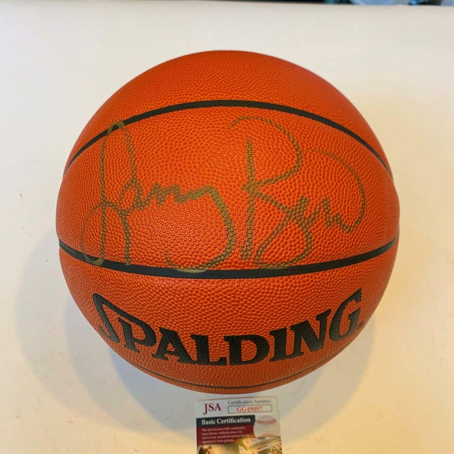Larry bird autograph