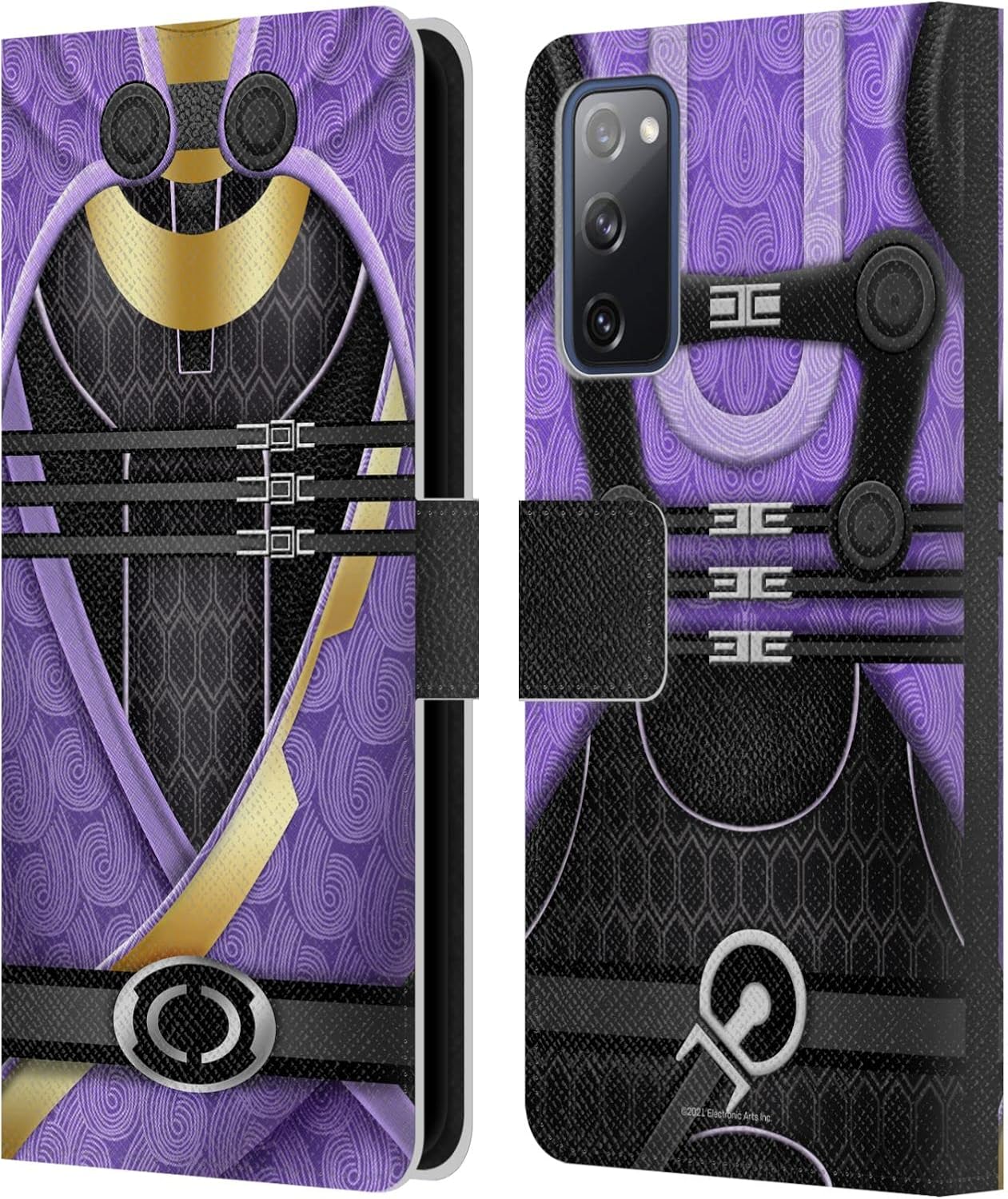 Head Case Designs Officially Licensed EA Bioware Mass Effect Garrus Vakarian Armor Collection Leather Wallet Case Compatible with Samsung Galaxy S20 FE / 5G