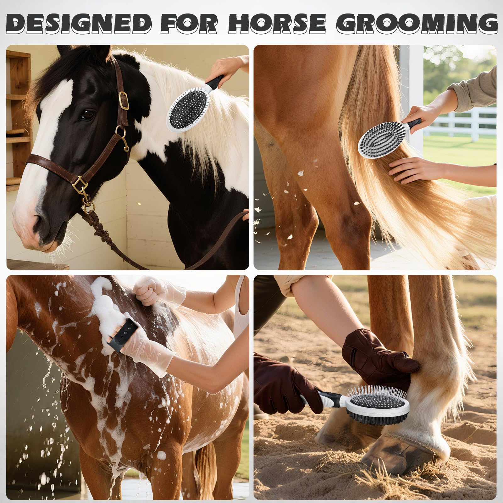 Horse Mane & Tail Combs - Grooming Tools -2