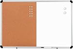 Amazon Basics Combo Tableau magnétique à sec panneau d'effacement / Cork Board 36" x 24"