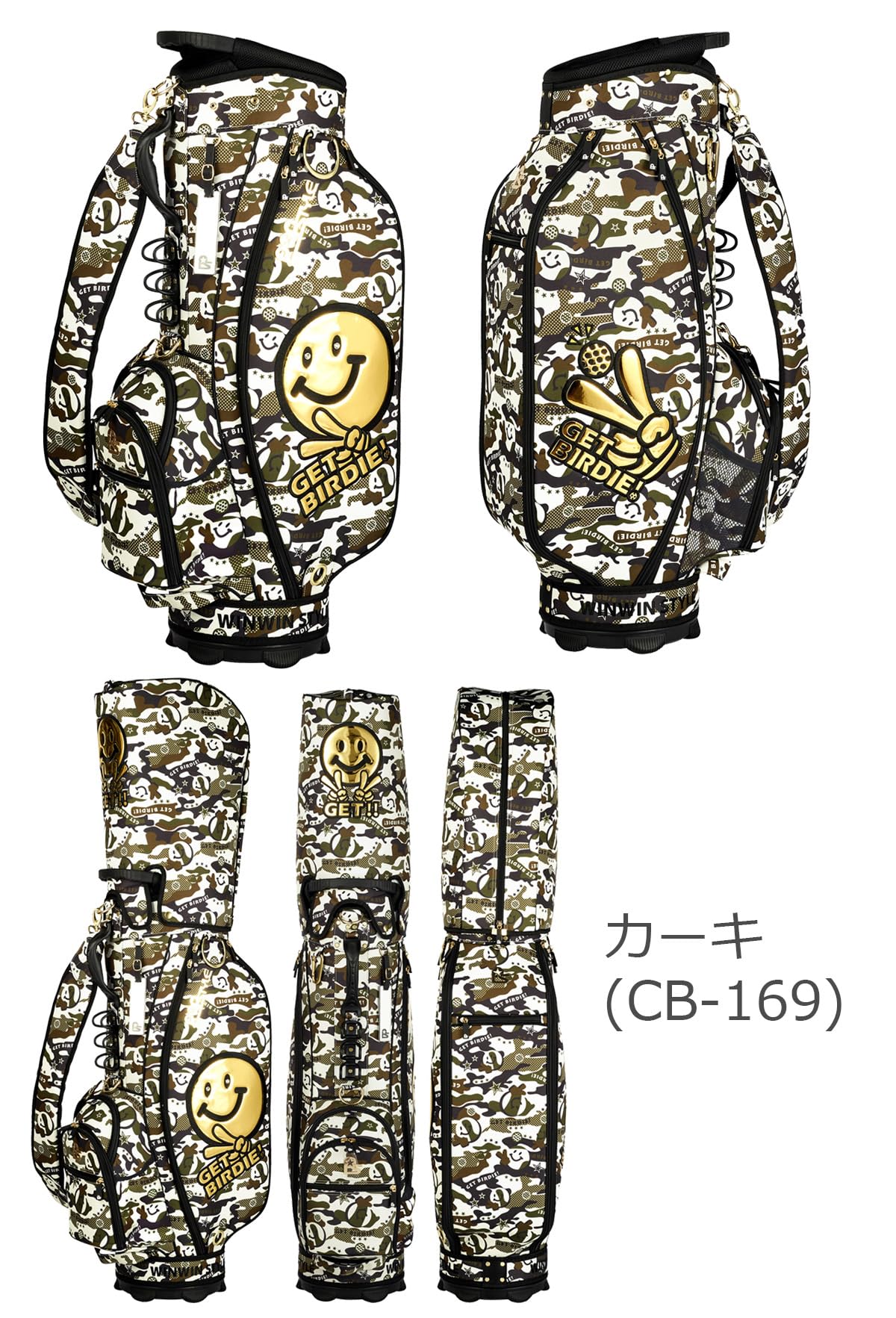 WINWIN STYLE GET BIRDIE! カートバッグ/キャディバッグ WINWIN STYLE STYLE ウィンウィンスタイル GET BIRDIE! ゲット