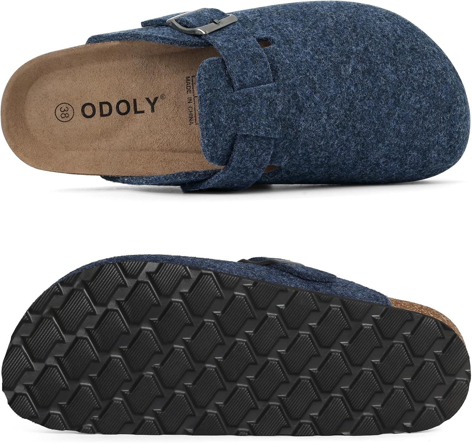  Genuine Suede Clogs for Women Men Comfort Cork Footbed Potato Shoes thumbnail