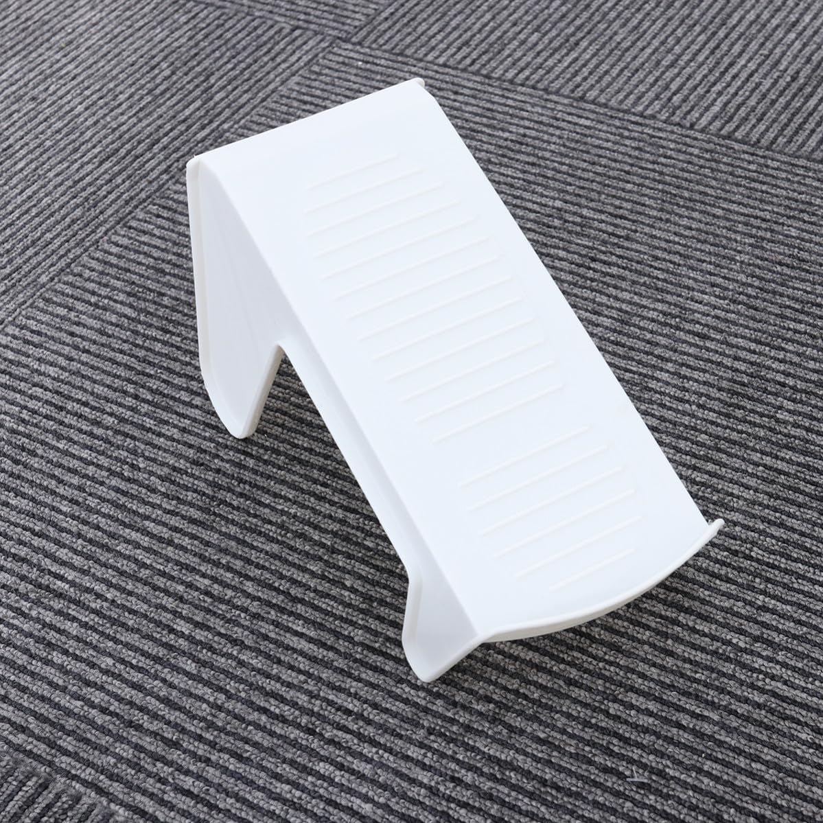 Double Layer Shoe Rack Holder, Integrated White PP Space Saving Organizer
