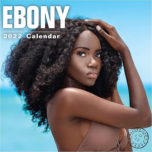 2022 Ebony Women Wall Calendar by Bright Day, 12 x 12 Inch, Hot Sexy