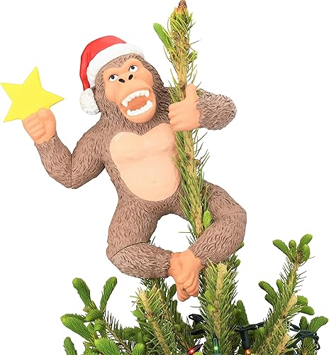 Tree Buddees King Kong Climbing The Tree - Decoración para árbol de Navidad, grande, 10 pulgadas