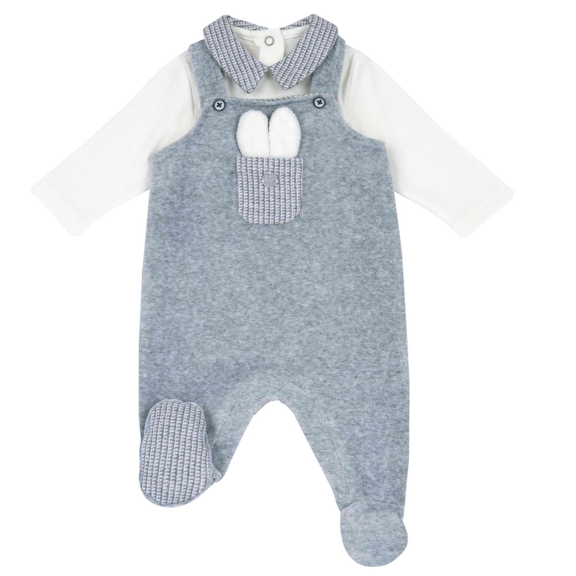 Chicco, Komplett Set T-shirt und Latzhose, Kinder Kleidung, Designed In Italy