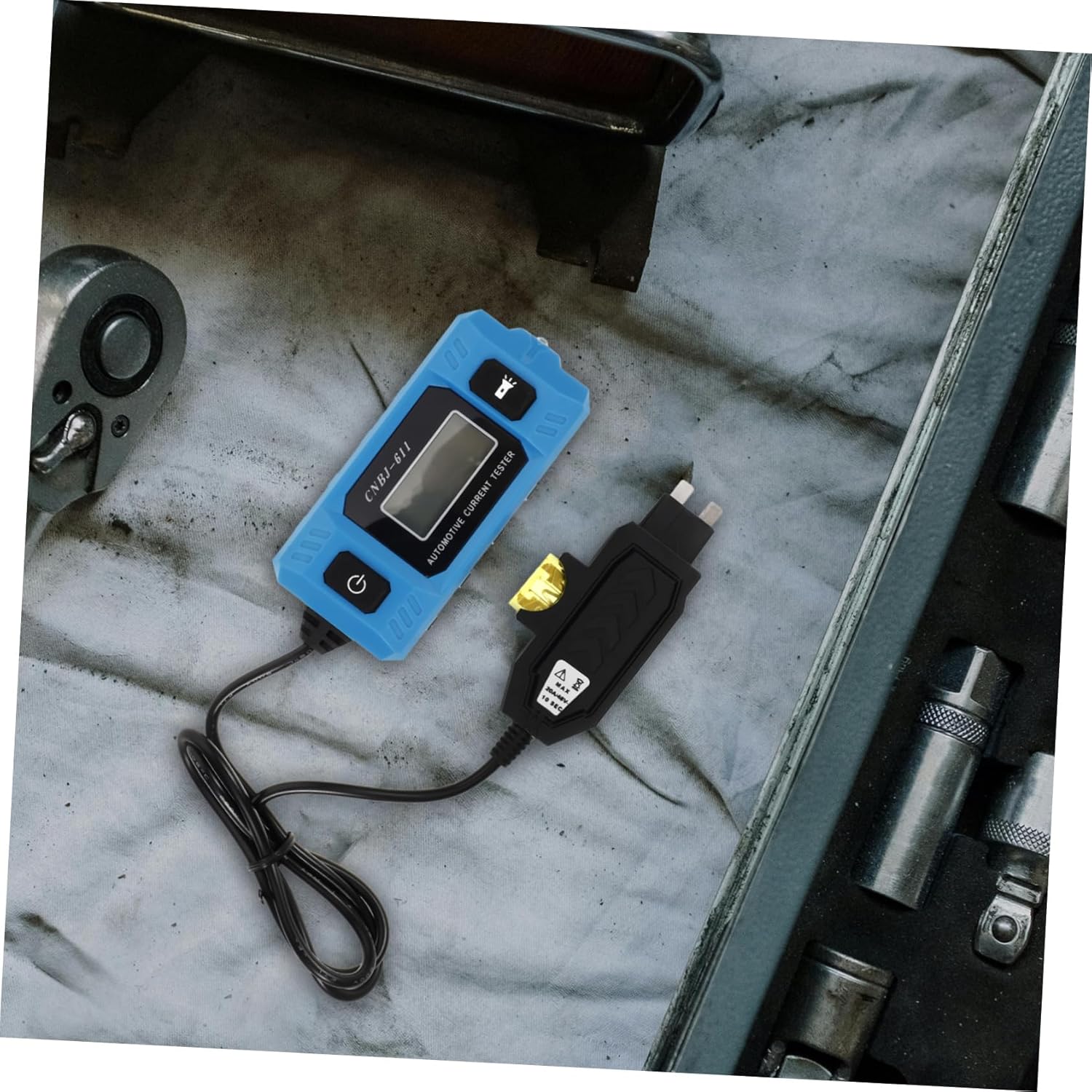 Car Fuse Tester Digital Electrical for Automotive Use Dark Detection Accurate Fuse Testing Tool for Vehicle Electrical System Diagnostics