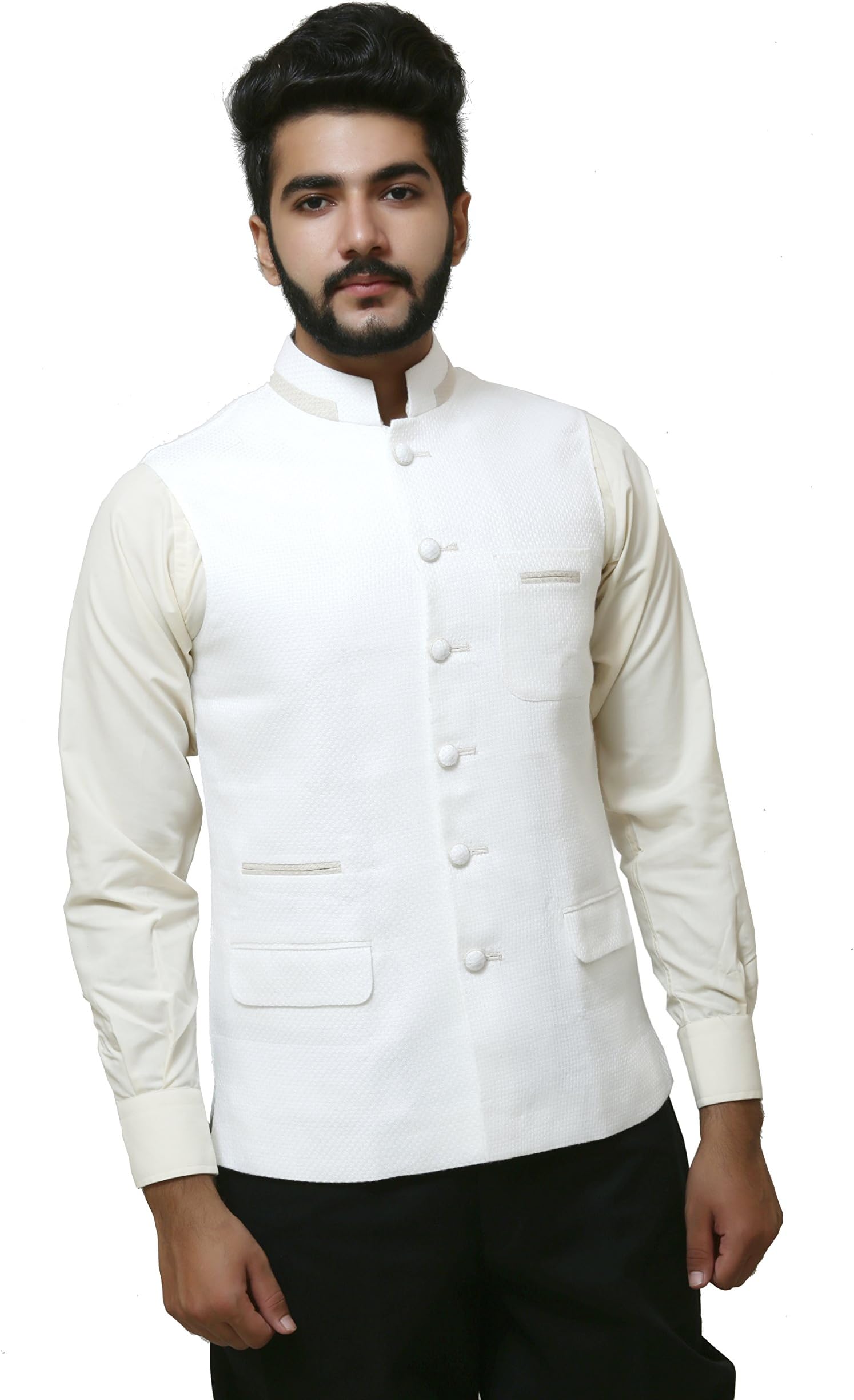 Ethnic Monarch Men's Sleeveless Nehru Jacket