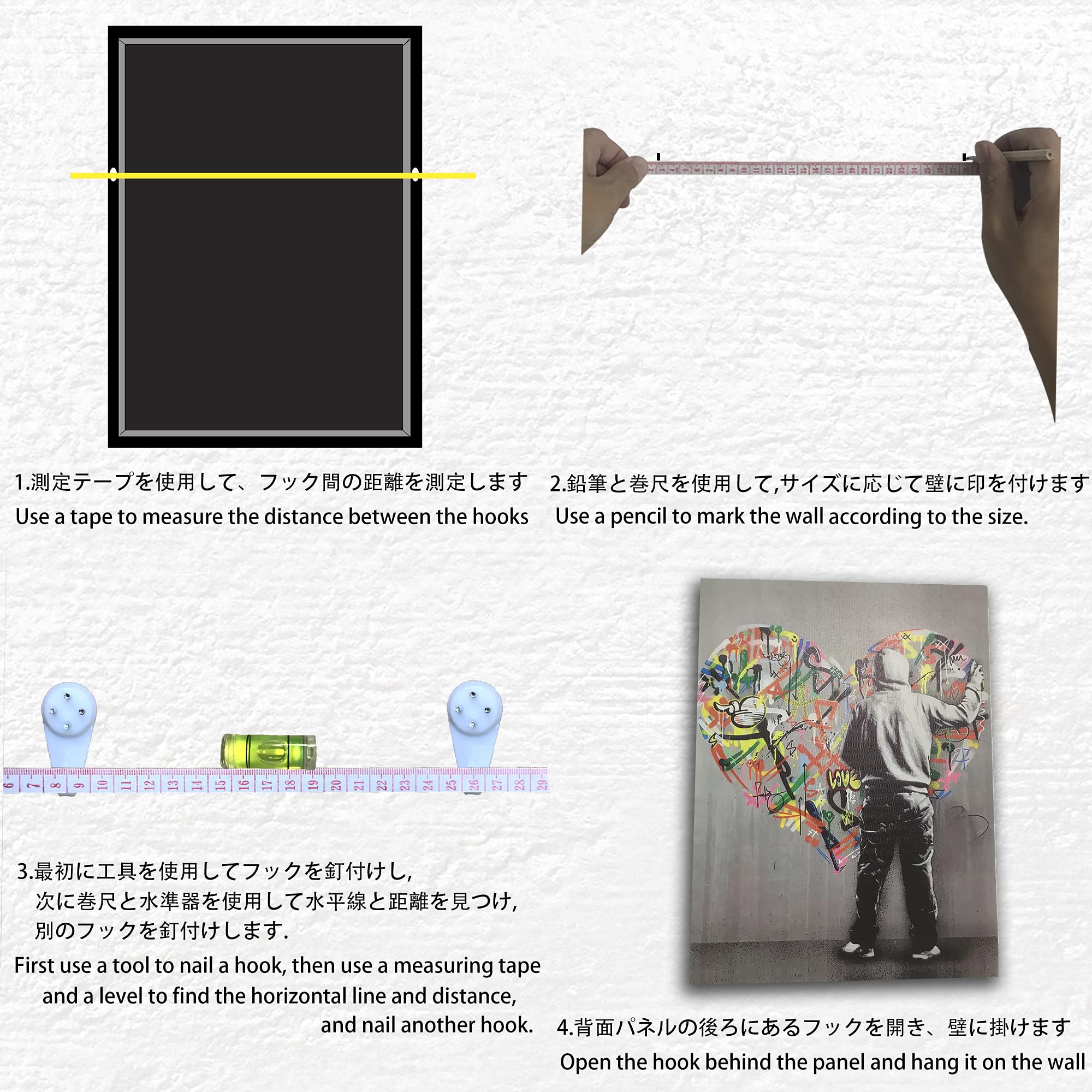 Amazon.co.jp: 愛とお金 アートパネル 飾り絵 ポスター 壁掛けアート