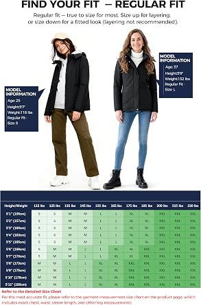 Wantdo Women's Mountain Waterproof Ski Jacket Hooded Winter Snow Coat Insulated Parka Fleece Rain Jacket