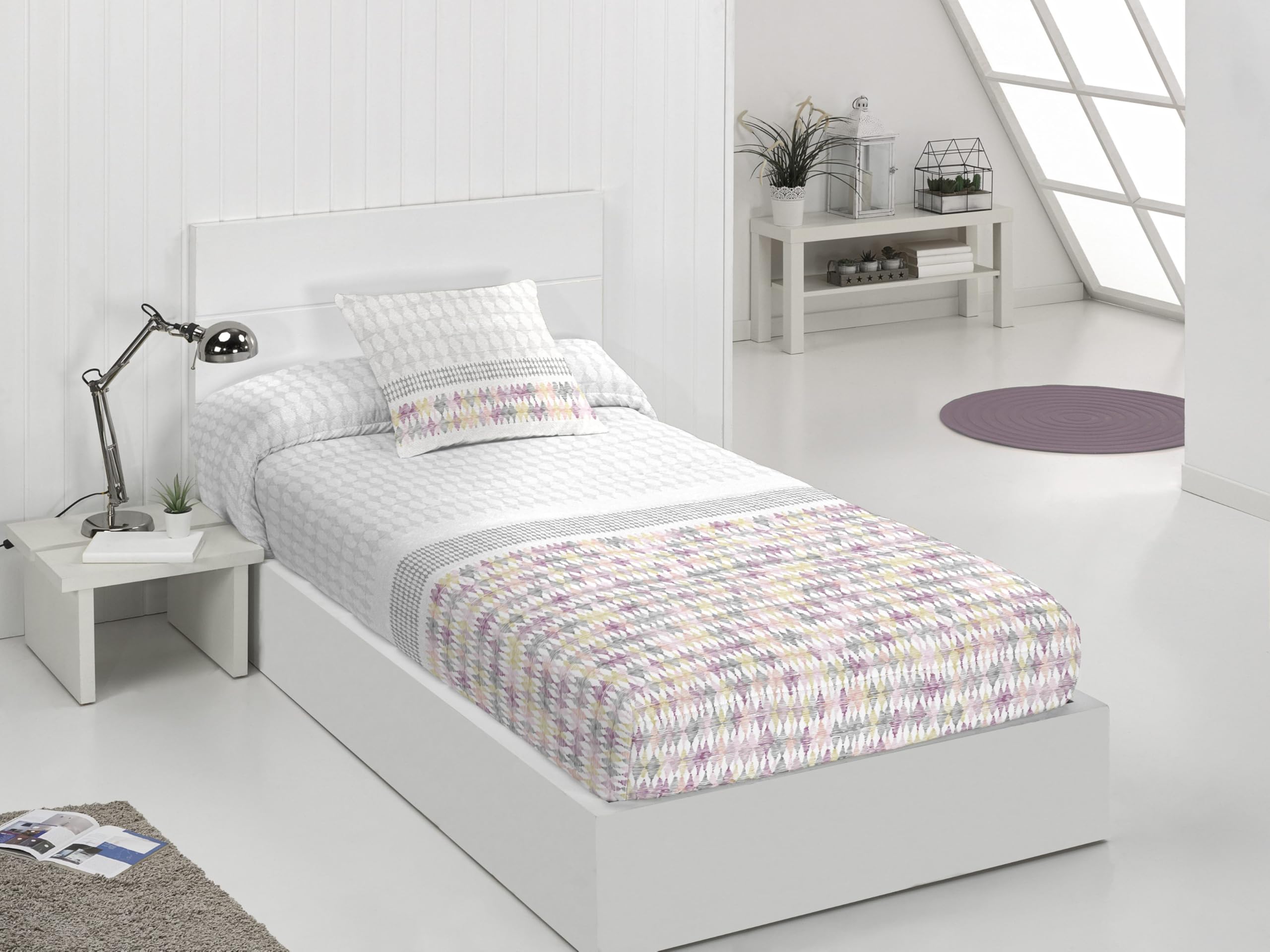 JVR | Edredón Ajustable Tamaño 90 Suave y Transpirable – Edredón Extrasuave Premium con Diseño Moderno para Todas Las Estaciones