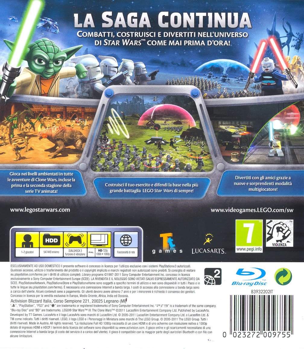Lego Star Wars 3: La Guerra Dei Cloni
