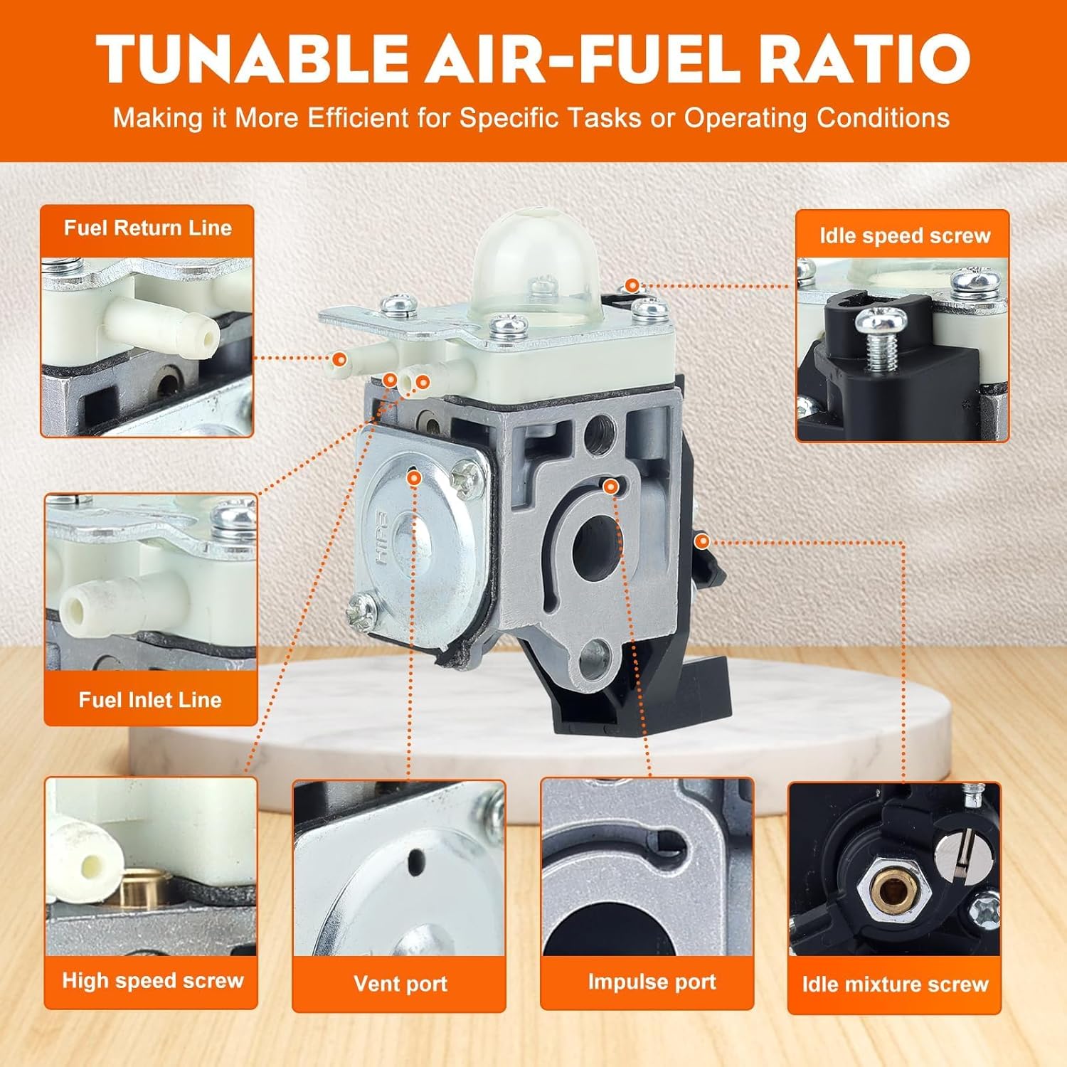 Carburetor adjustment points diagram