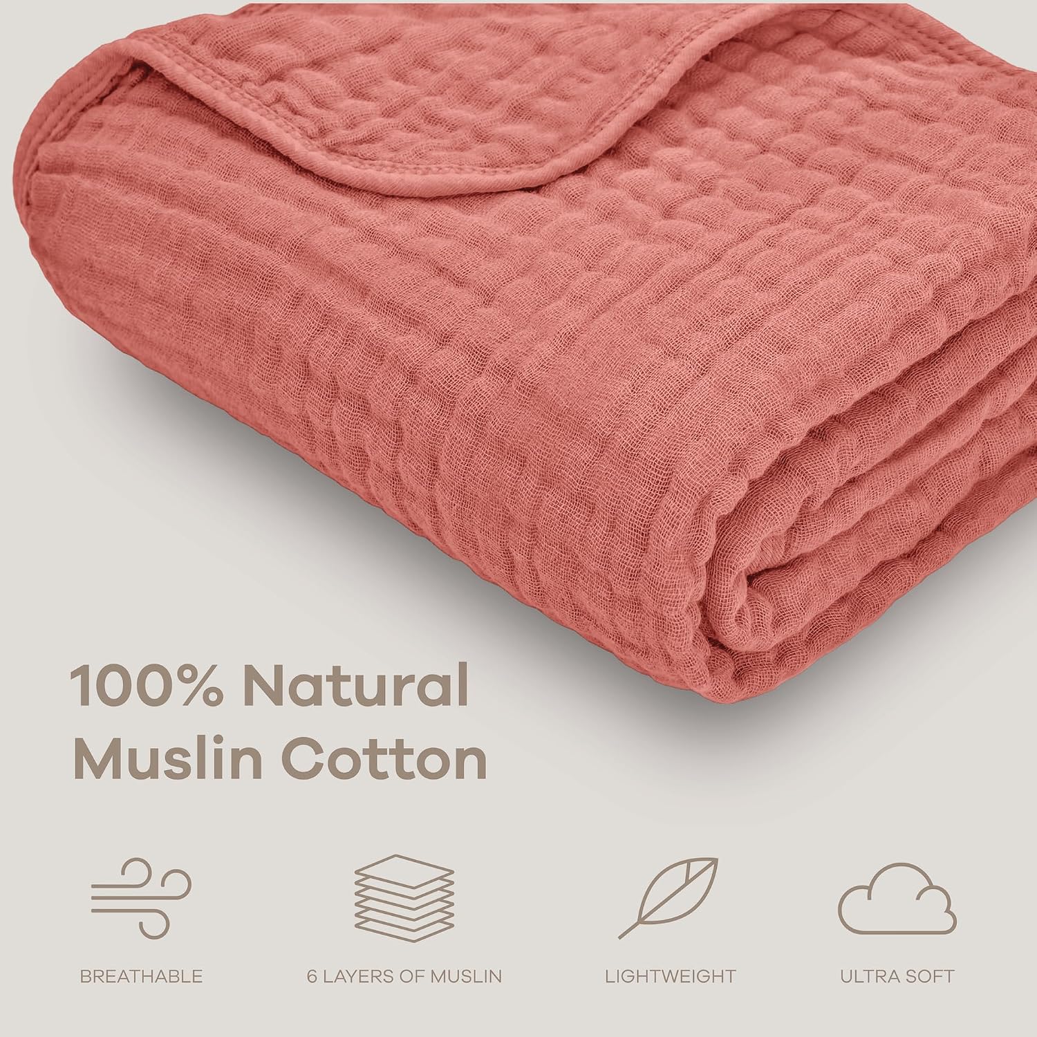 Comfy Cubs Kids House Gated Floor Bed and Muslin Baby Blanket Bundled